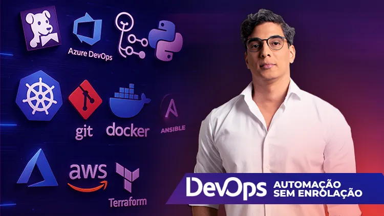 Capa do curso DevOps: Automação Sem Enrolação